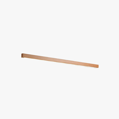 LED Spiegelleuchte Holz linear