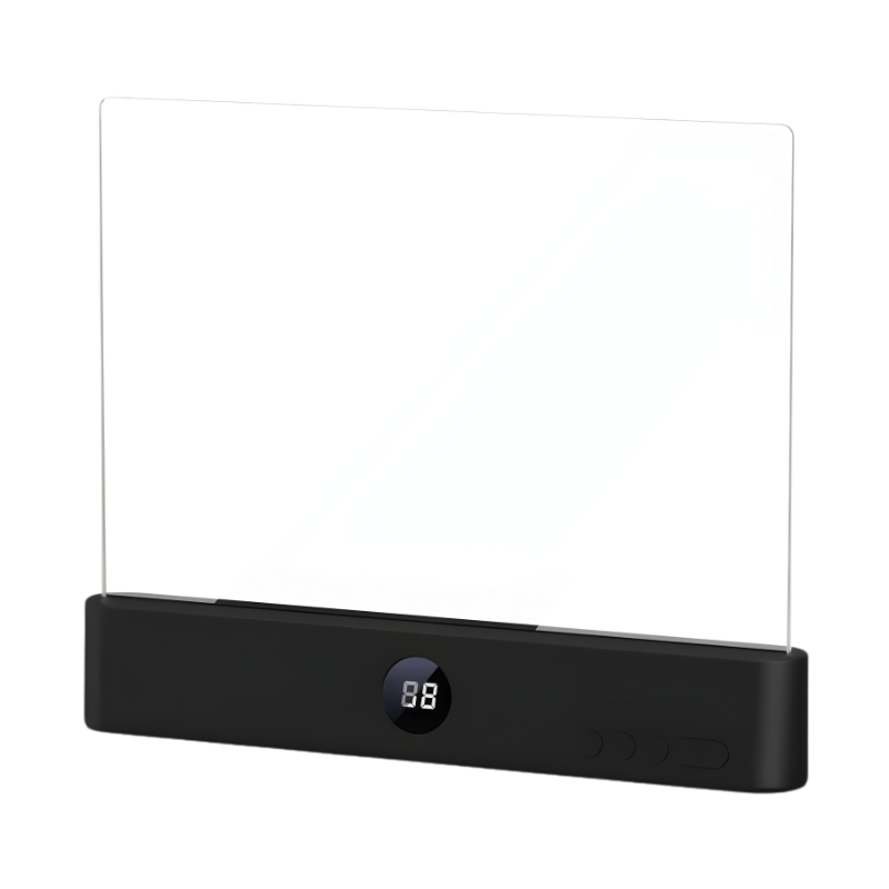 LED Leselampe Buchform Schwarz