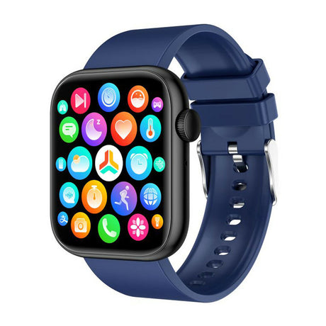 Smartwatch Schwarz-Blau