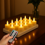 LED-Kerzen Set flackernd