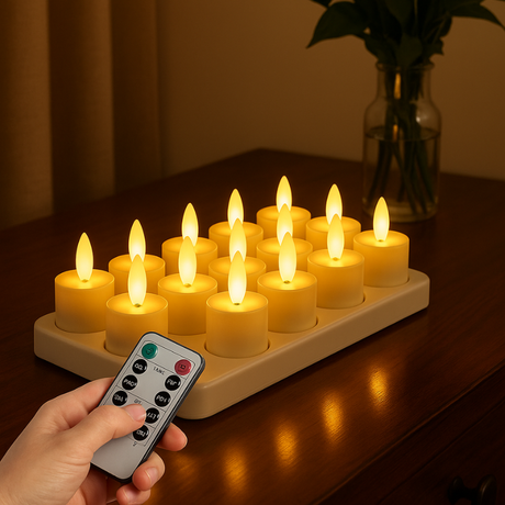LED-Kerzen Set flackernd