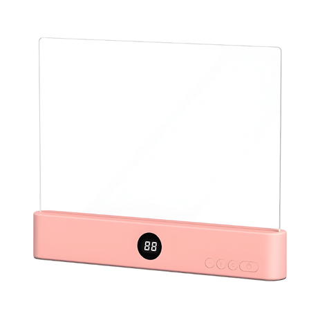 LED Leselampe Buchform Rosa