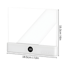 LED Leselampe Buchform Weiß