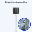 Magnetischer Fensterwischer Vamoa Twin mit Teleskopstiel, reinigt beide Seiten in einem Zug